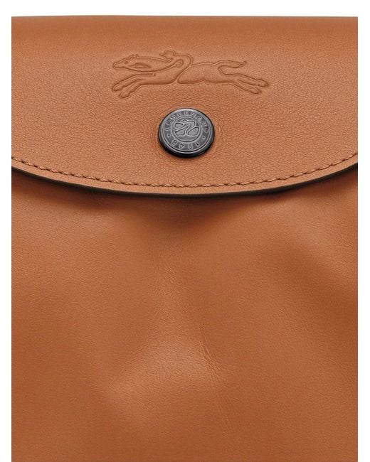 Longchamp Brown Le Pliage Xtra L Flap Chain Shoulder Bag
