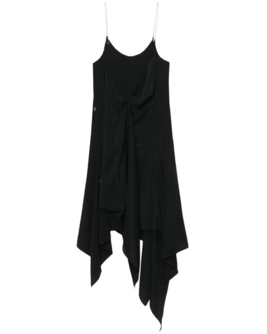 Kiko Kostadinov Black Asymmetrisches Kleid