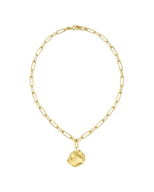 Yoj Metallic Mao Paperclip-Chain Necklace