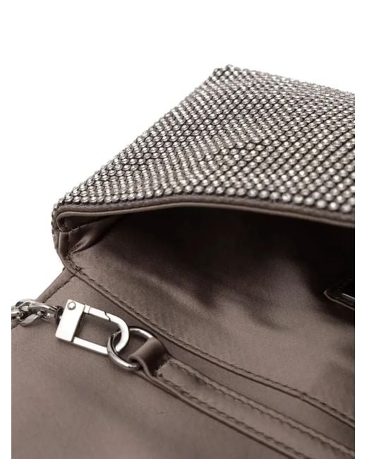 Guess Gray Mini Zalina Shoulder Bag