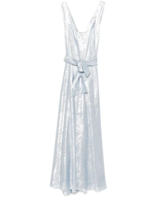 Baruni White Monarda Maxi Dress
