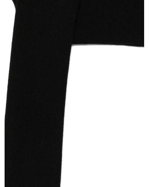 Totême  Black Sleeve Cashmere Scarf