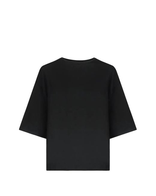 Loulou de Saison Black Osis Lds Oversized Boxy-Cut T-Shirt