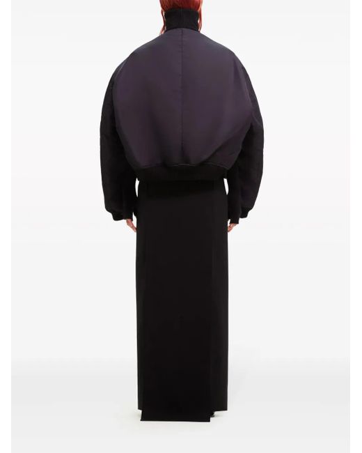 Courreges Black Cocoon Bomber Jacket