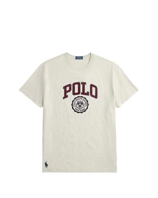 Polo Ralph Lauren White Logo-Detail T-Shirt for men