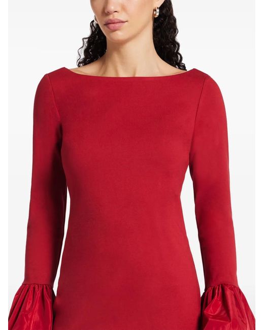 Staud Red Hawthorne Mini Dress