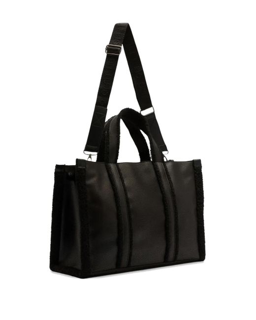 Liu Jo Black Large Stud-Embellished Tote Bag