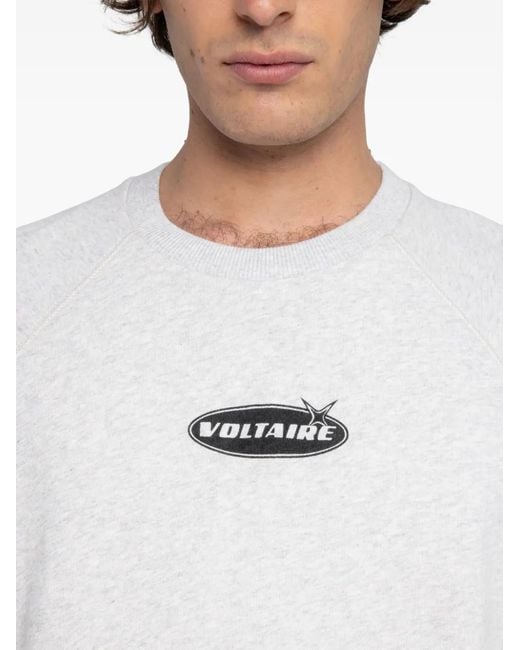 Zadig & Voltaire White Uppy Sweatshirt for men