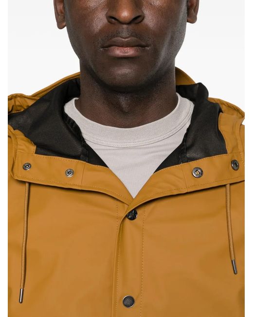 Rains Metallic Hooded Jacket