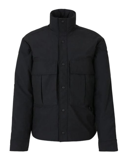 Canada Goose Black Logo-Patch Padded Jacket for men