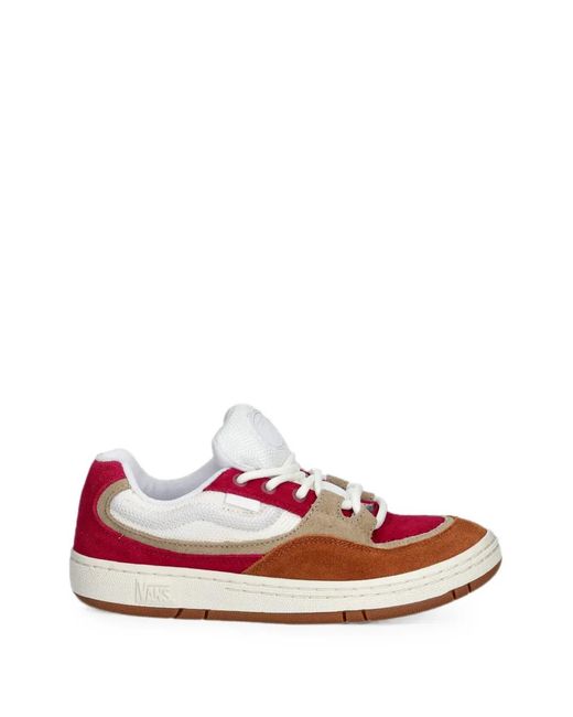 Vans Pink Speed Ls Panelled Low-Top Sneakers