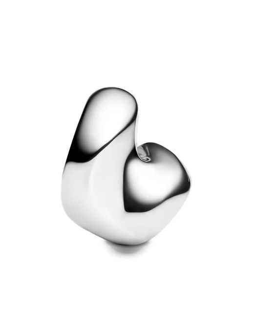 Pendiente Saddle pequeño Maria Black de color Metallic