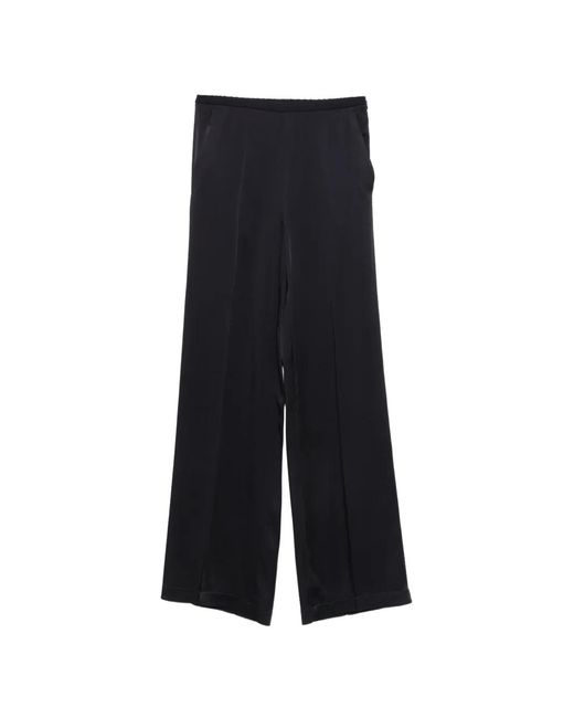 Forte_forte Blue Satin-Finish Trousers