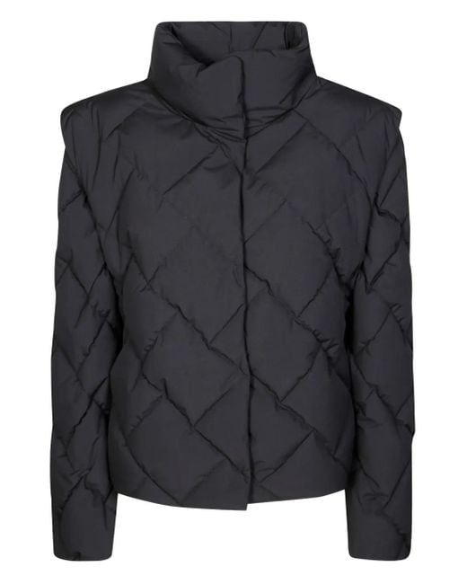 Herno Black Long-Sleeves Quilted Puffer Jacket