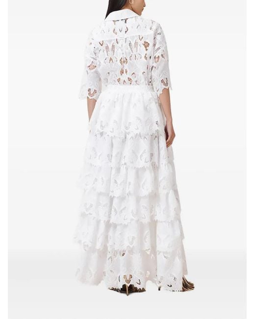 Allsaints Womens Jamie Stretch Cotton Skirt White Size 2