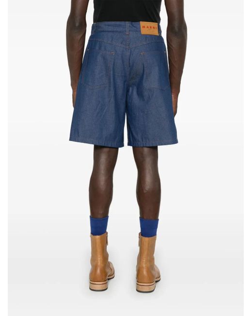 Marni Blue Denim Shorts for men