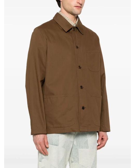 A.P.C. Brown Cotton Jacket for men