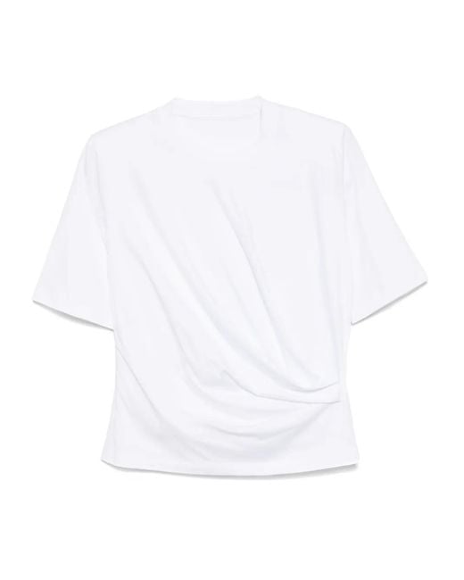 JNBY プリーツ Tシャツ White