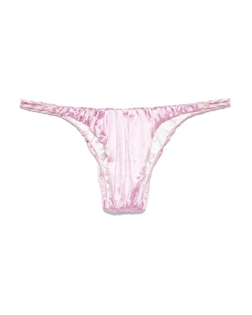 Isa Boulder Omkeerbare Bikinislip in het Pink