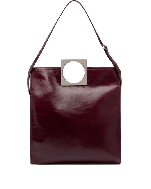 Bolso Shopper Anni Plegable Bally de color Purple