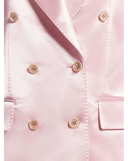 Blazer à boutonnière croisée Tom Ford en coloris Pink