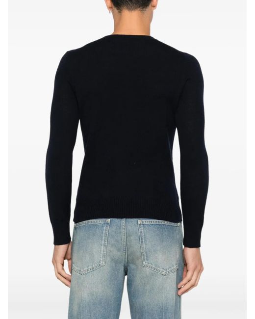 Prada Black V-Neck Sweater for men