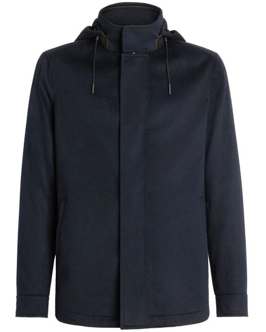 Zegna Blue Elements Cima Oasi Cashmere Over Jacket for men