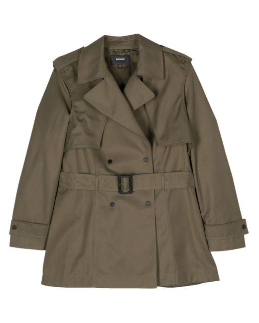 Mackage Green Adva Belted Trench Coat
