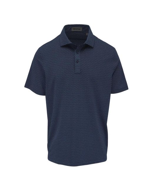 G/FORE Blue Geo All Play Polo Shirt for men