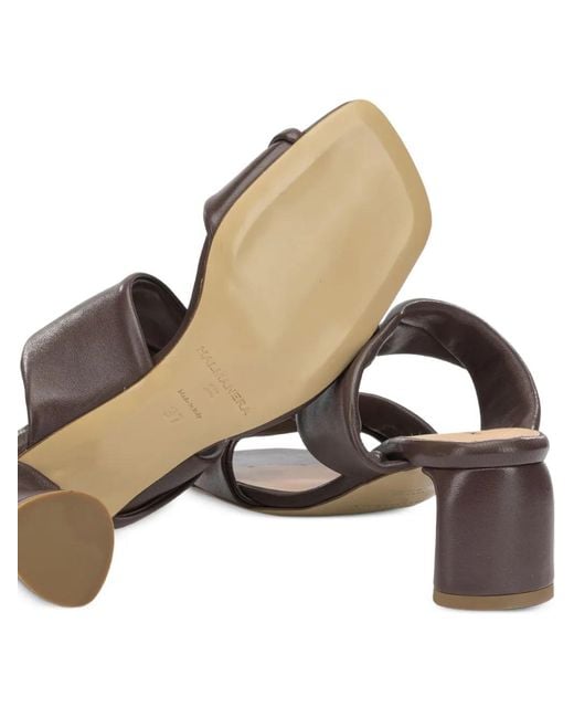 Halmanera White Dally Padded Crossover-Strap Sandals