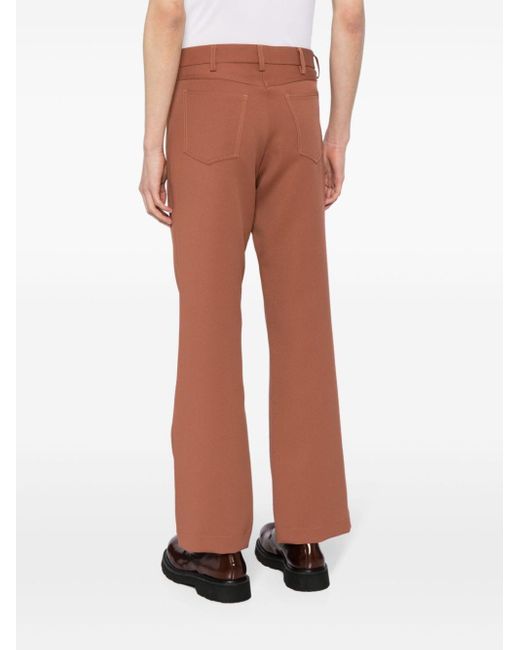 Kolor Brown Straight-leg Trousers for men