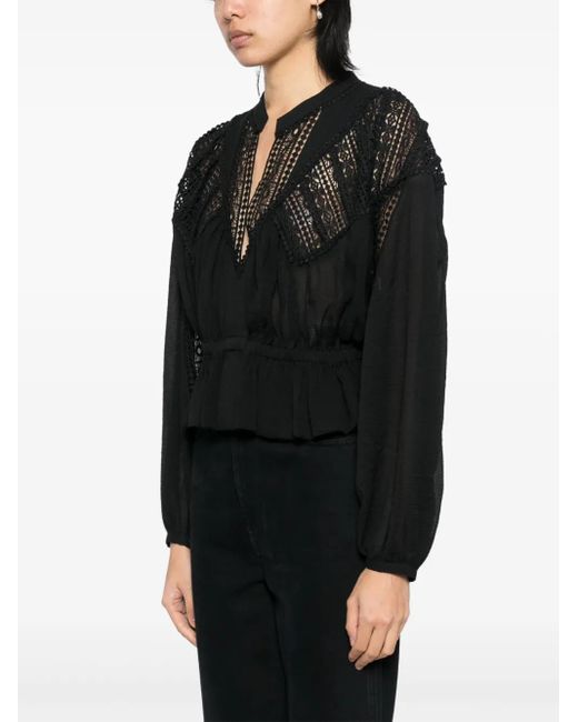IRO Black Rixi Top