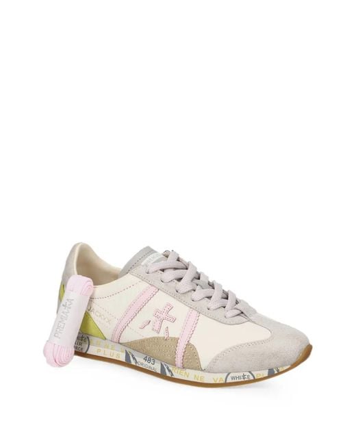 Premiata White Jackyx 25D 8230 Sneakers