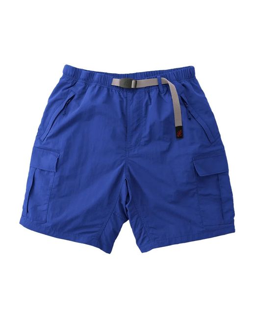 Gramicci Blue Explorer Cargo Shorts for men