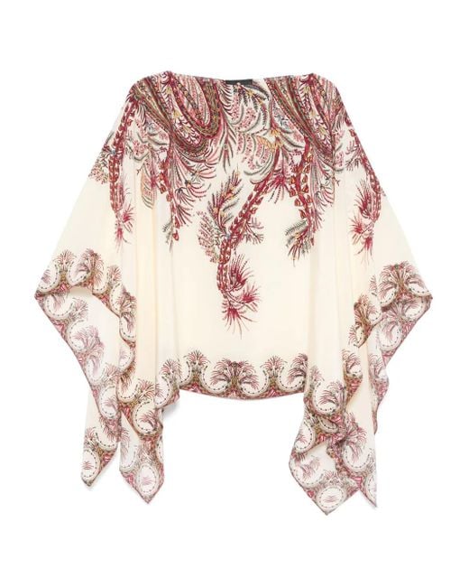 Top Seta-Donna di Etro in Pink