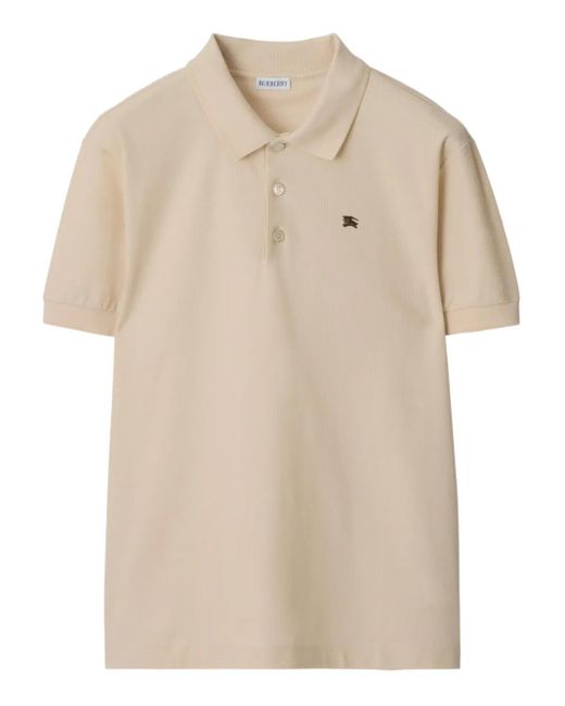 メンズ Burberry ロゴ ポロシャツ Natural