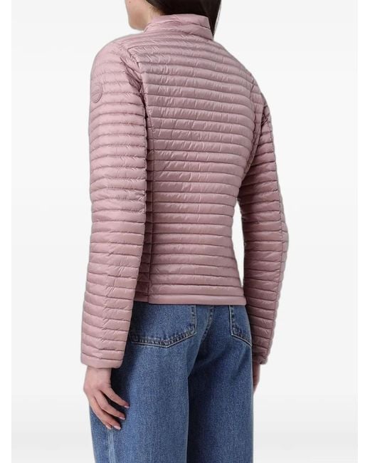 Colmar Red Packable Logo-Patch Puffer Jacket