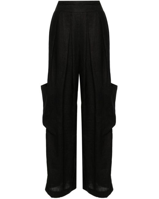 Pantalones con pinzas Ermanno Scervino de color Black