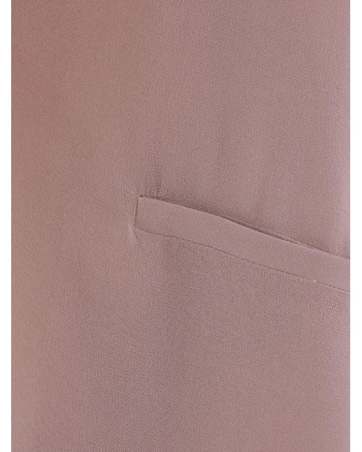 Alberta Ferretti サテンカラージャケット Pink