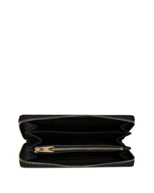 Il Bisonte Gray Zipped Leather Wallet