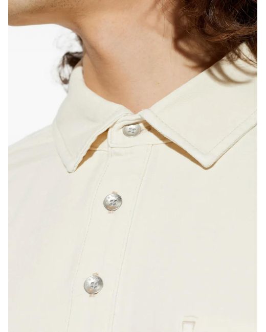 Rag & Bone White Chest-Pocket Polo Shirt for men