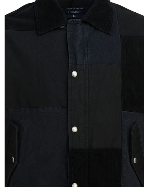 Doudoune À Empiècements En Velours Côtelé Comme des Garçons pour homme en coloris Black