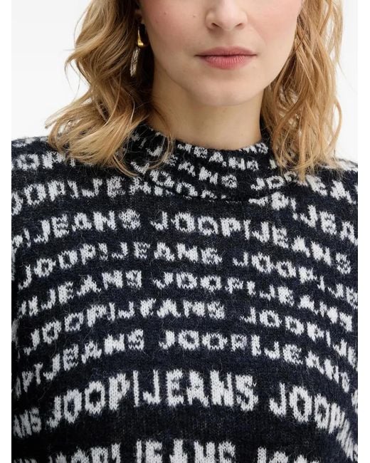 Joop! Black Kalissa Logo-Jacquard Pullover