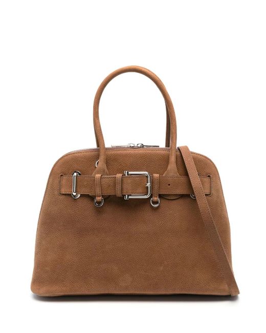 OSOI Zip Brocle ハンドバッグ M Brown