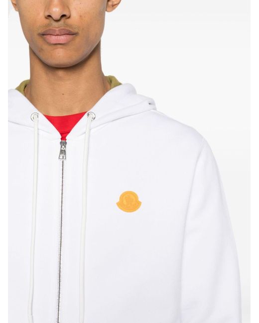 Moncler Hoodie Met Rits in het White voor heren