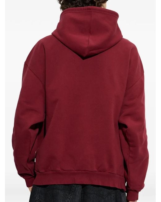 Balenciaga Logo-Embroidered Hoodie for men