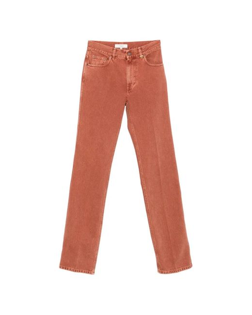 Chloé Orange Chloé Denim Cotton Jeans