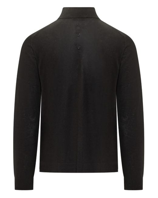 Premiata Black Roll-Neck Pullover for men