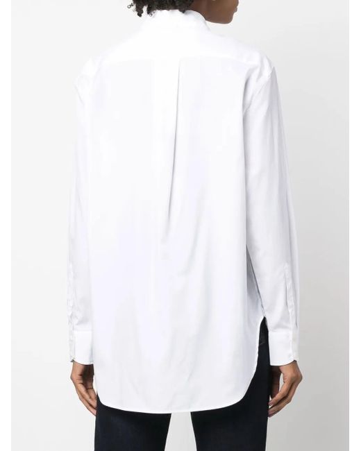 Rag & Bone White Classic Button-Up Shirt