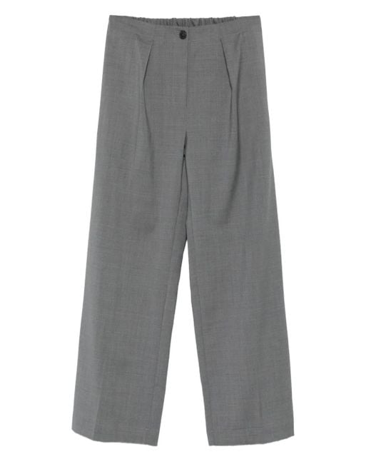 Phisique Du Role Gray Pleated-Front Trousers